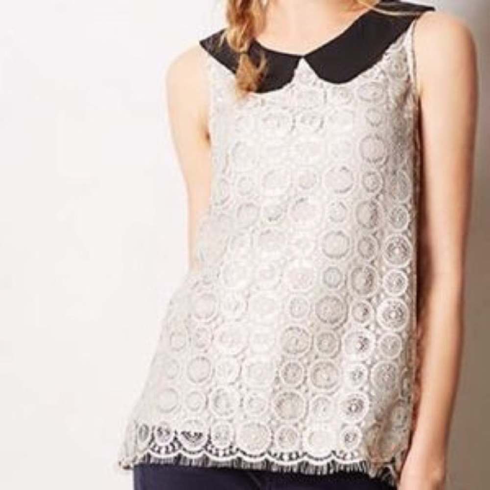 Anthropologie Liv Los Angeles Sequin Top
